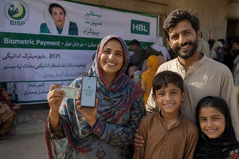 BISP 8171 registration eligible: Pakistani family receives Rs.14,500 NSER confirmation 2026