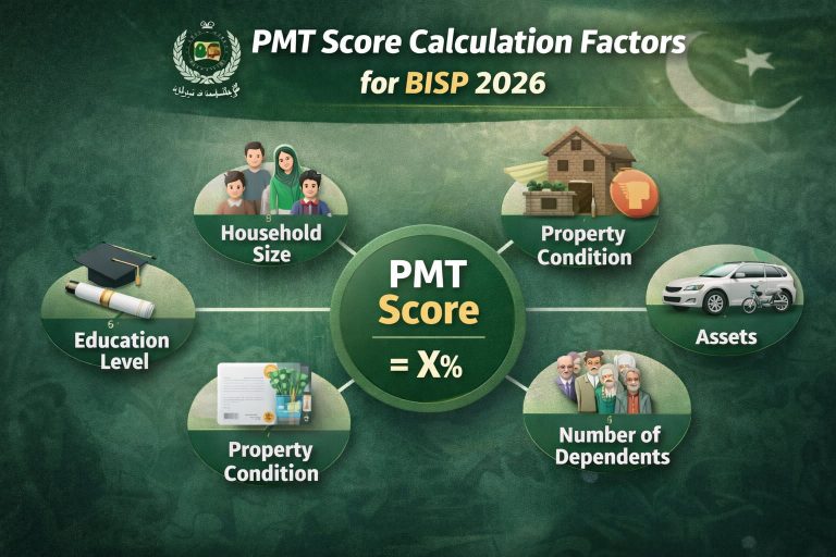 BISP PMT Score Calculation Factors 2026